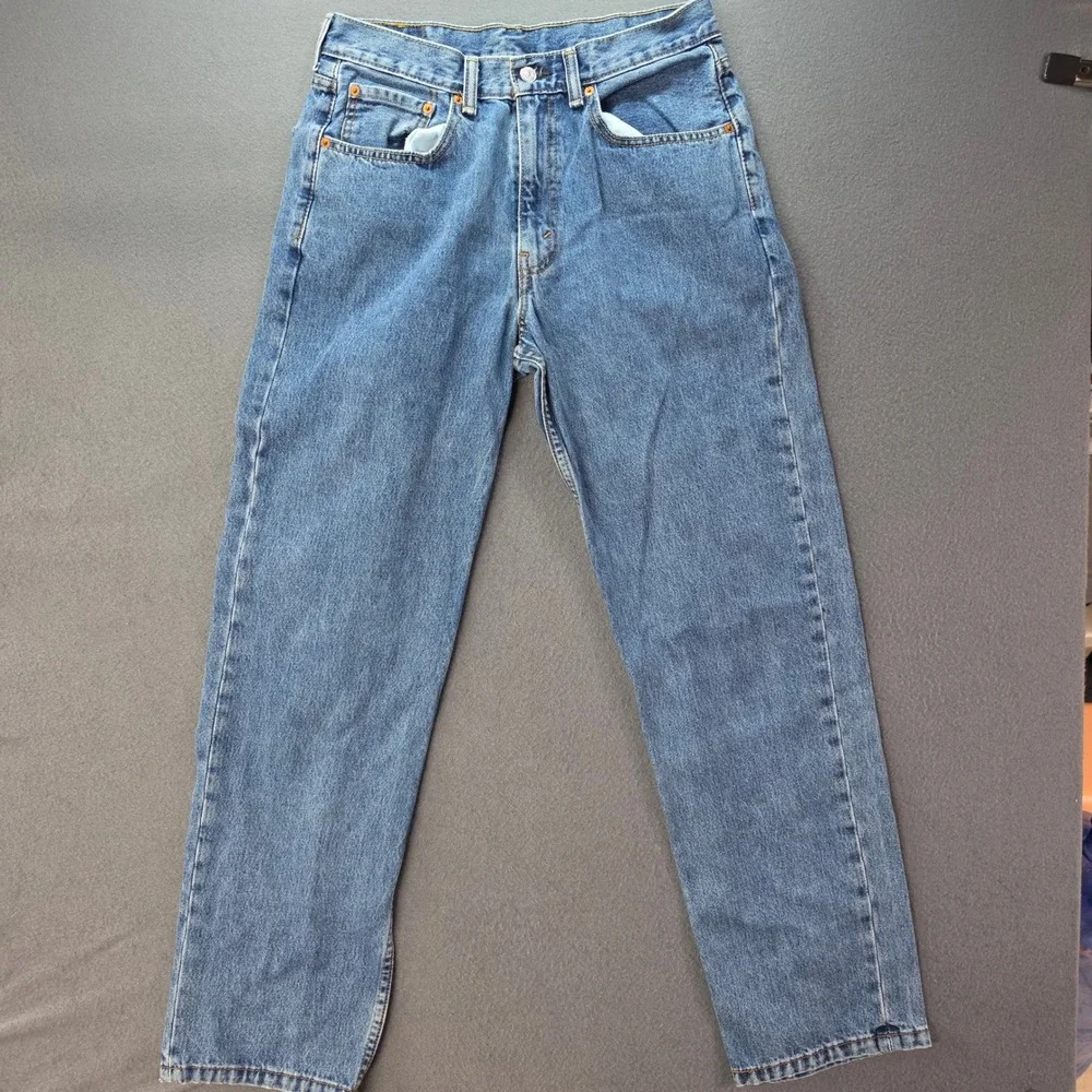Levis 550 Relaxed Fit Jeans Mens 32x32 Blue Denim Straight Leg 00550-4891